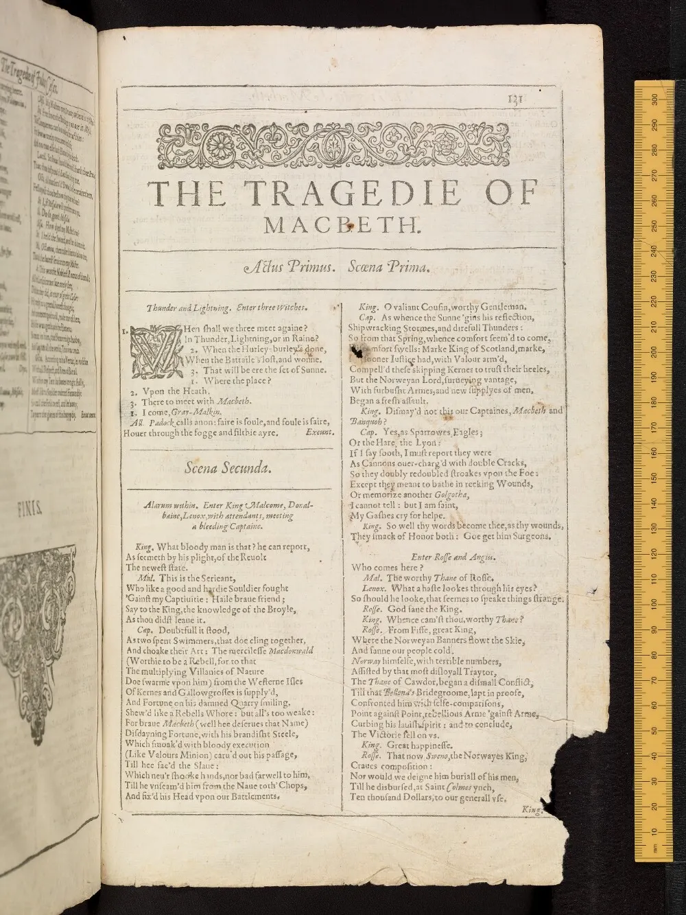Macbeth in the Bodleian First Folio, fol. ll6r